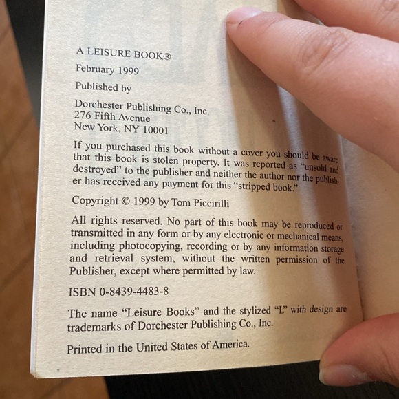 Tom Piccirilli - Hexes - Picture 5 of 5